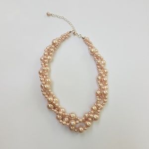 PRICE DROPPED Pink Pearl Necklace